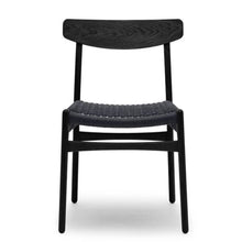 Ladda upp bild till gallerivisning, CH23 Chair - svart papperssnöre
